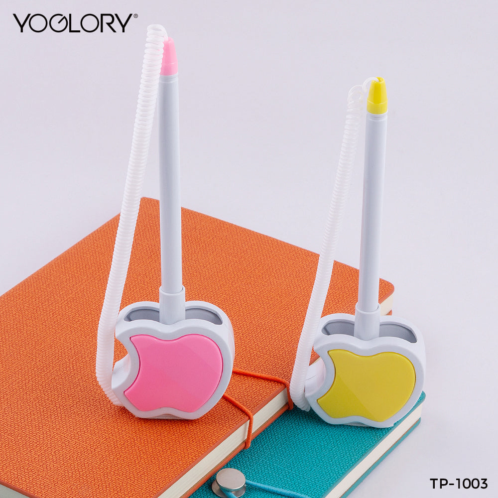 YOGLORY Pratical Plastic Desk Pen in colors For Bank School Hotel Hospital Reception with Custom logo as Promotional Items TP1003