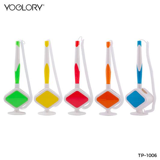 YOGLORY Colorful Plastic Table Pen Diamond base for Bank School Hotel Hospital Reception with Customized logo as Promotional Items TP1006