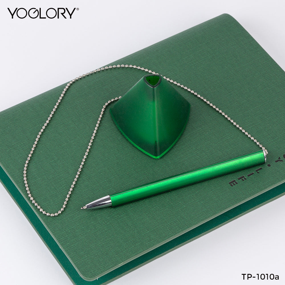 YOGLORY Matt Color Plastic Table Pen with Triangle base in colors for Bank School Hotel Hospital Reception with Customized logo as Promotional Items TP1010