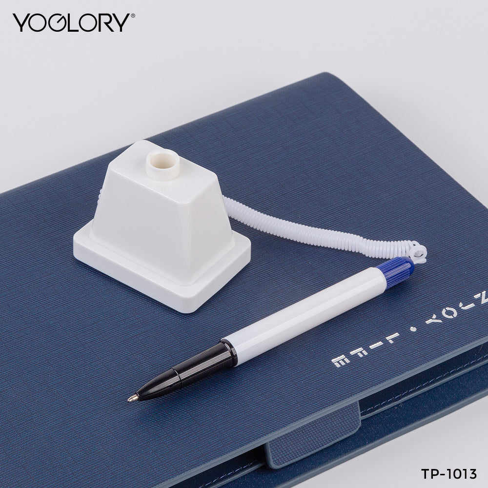 YOGLORY Plastic Table Pen with base in colors for Bank School Hotel Hospital Reception with Customized logo as Promotional Items TP1013